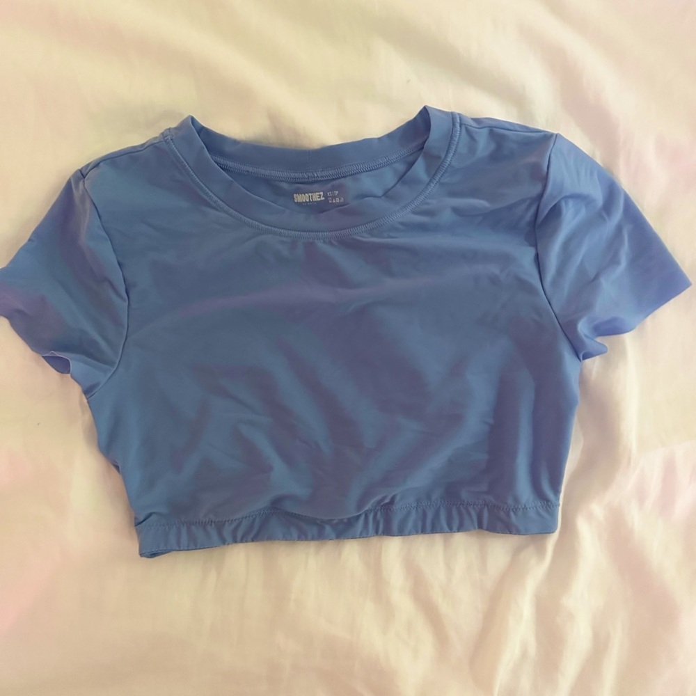 Smoothez Aerie Blue Top. Size XS